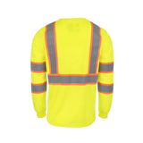 Radians ST41-3 Class 3 Mesh Long Sleeve T-Shirt with Contrast Trim