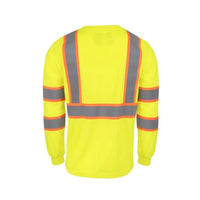 Radians ST41-3 Class 3 Mesh Long Sleeve T-Shirt with Contrast Trim