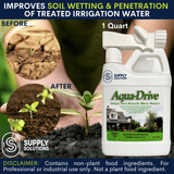 Aqua Drive Liquid Lawn Aerator Hose End Spray Soil Conditioner - Breaks Compacted Soil, Effortless Soil Aeration for Lush Landscapes