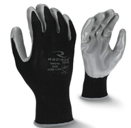 Radians Smooth Nitrile Palm Coated Work Gloves (sold by the dozen)
