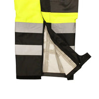Radians RW32-EZ1Y Heavy Duty Rip Stop Waterproof & Breathable Pants w/Bib