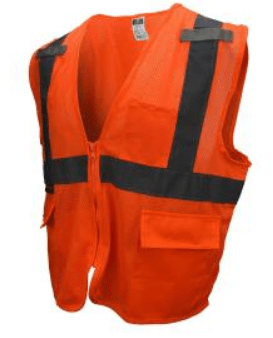 Radians Multipurpose Safety Vest, Radians SV27 Multipurpose Surveyor Type R Class 2 Safety Vest Yellow/Orange