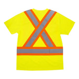 Radians ST11X Class 2 Short Sleeve Safety T-Shirt X-Back