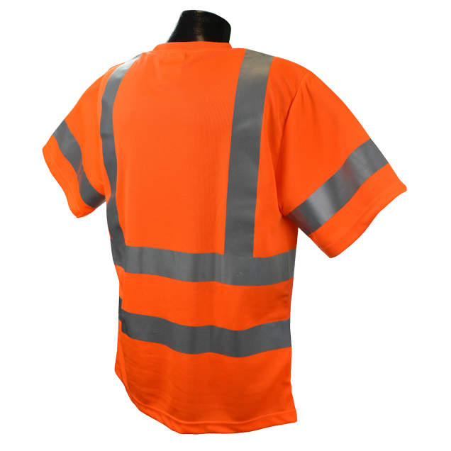 Short Sleeve Safety Shirts, Radians ST11-3 Type R Class 3 Short Sleeve T-Shirt With Max-Dri™