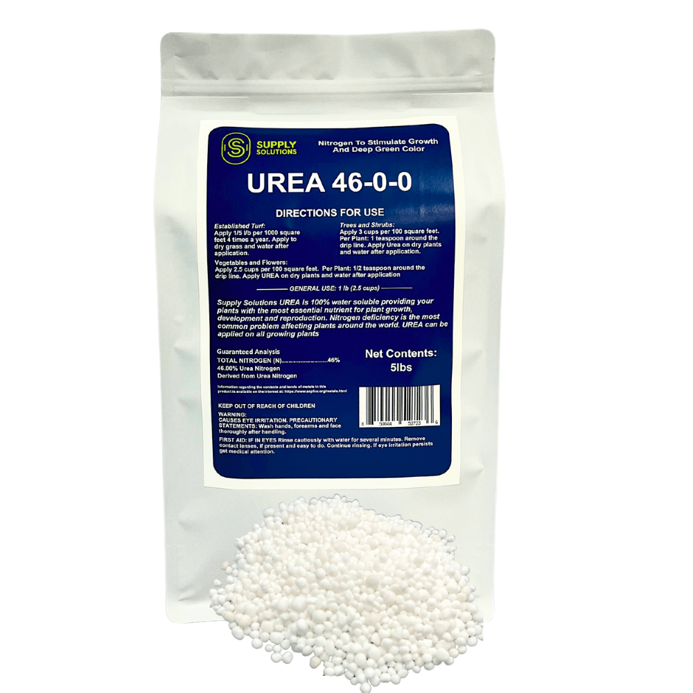 Supply Solutions Urea 46-0-0 Nitrogen Fertilizer to Stimulate Lush Growth and Deep Green Color
