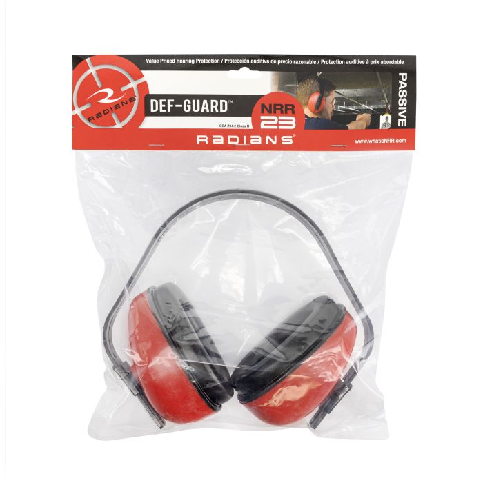 Radians Def-Guard™ 23 Earmuff - Red