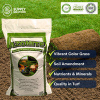 Azomite Granulated Trace Minerals - Nourishment for Plant Growth and Roots - Soluble and Re-mineralize Soil