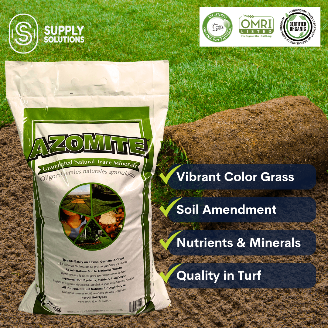 Azomite Granulated Trace Minerals - Nourishment for Plant Growth and Roots - Soluble and Re-mineralize Soil