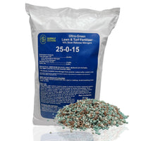 Supply Solutions 25-0-15 Ultra Green Lawn and Turf Fertilizer - 16% Slow Release Nitrogen - Promotes Lush, Reduces Mowing Frequency