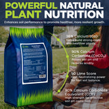 GardenGuard Prilled Lime for Lawns and Gardens - Agricultural Limestone for Soil pH Balance, Granular Lawn Lime for Grass and Plants