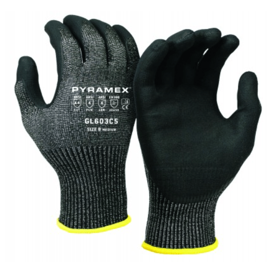 Pyramex GL603C5 CorXcel Micro-Foam Nitrile Gloves Cut 4 (Dozen)