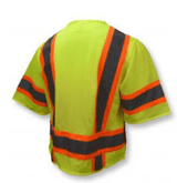 Class 3 Surveyor Safety Vest, Radians SV63G Two-Tone Type R Class 3 Surveyor Safety Vest - Yellow/Orange