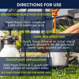 Aqua Drive Liquid Lawn Aerator Hose End Spray Soil Conditioner - Breaks Compacted Soil, Effortless Soil Aeration for Lush Landscapes