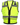 Heavy Duty Surveyor Safety Vest, Pyramex RVZ28 Type R Class 2 Heavy Duty Surveyor Zipper Safety Vest Yellow/Orange