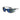 Crossfire 24Seven® Performance Safety Eyewear - Crystal Black Frame - Blue Mirror Lens