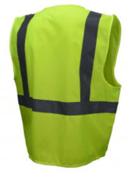 Radians High Visibility Safety Vest, Radians SV2 Economy Type R Class 2 Solid Safety Vest Yellow/Orange