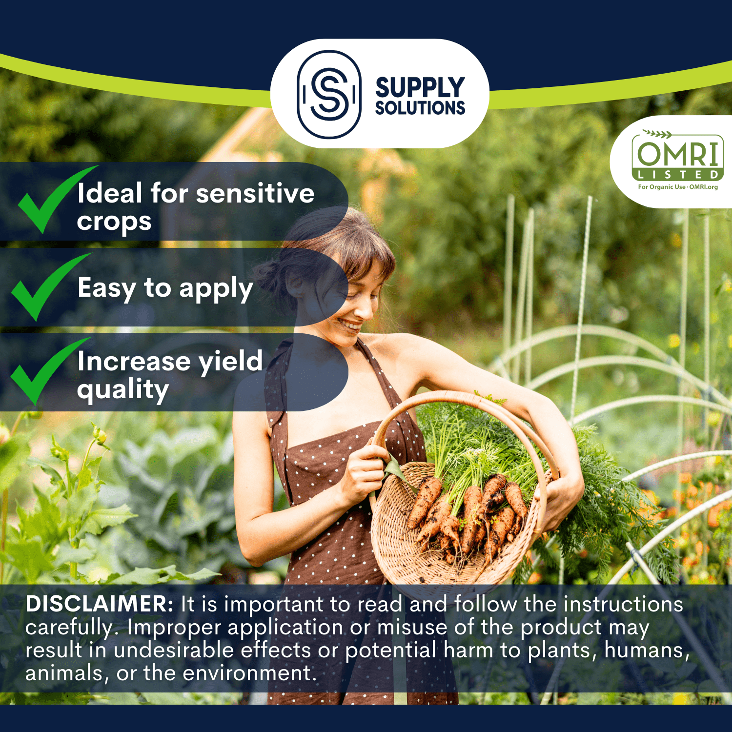 Supply Solutions Sulfate of Potash 0-0-50 - Sulfate of Potash Plant Fertilizer for Flowers, Lawn, Fruits