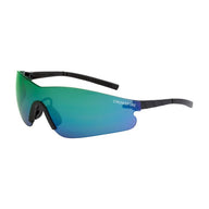 Crossfire Blade Performance Safety Eyewear - Black Frame - Emerald Mirror Lens