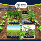 Supply Solutions Pacific Bounty Organic Shrimp Fertilizer 6-8-0 | 13% Calcium | Natural Phosphorus-Rich Fertilizer for Tomatoes, Peppers, and Flowering Plants | Soil-Building