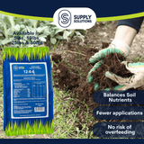 Supply Solutions 12-6-6 Ornamental Booster Fertilizer - Plant Food Topdress on Foliage, Nurseries and Landscapes - Controlled Release NPK Plant Fertilizer with Macro and Micro Nutrients