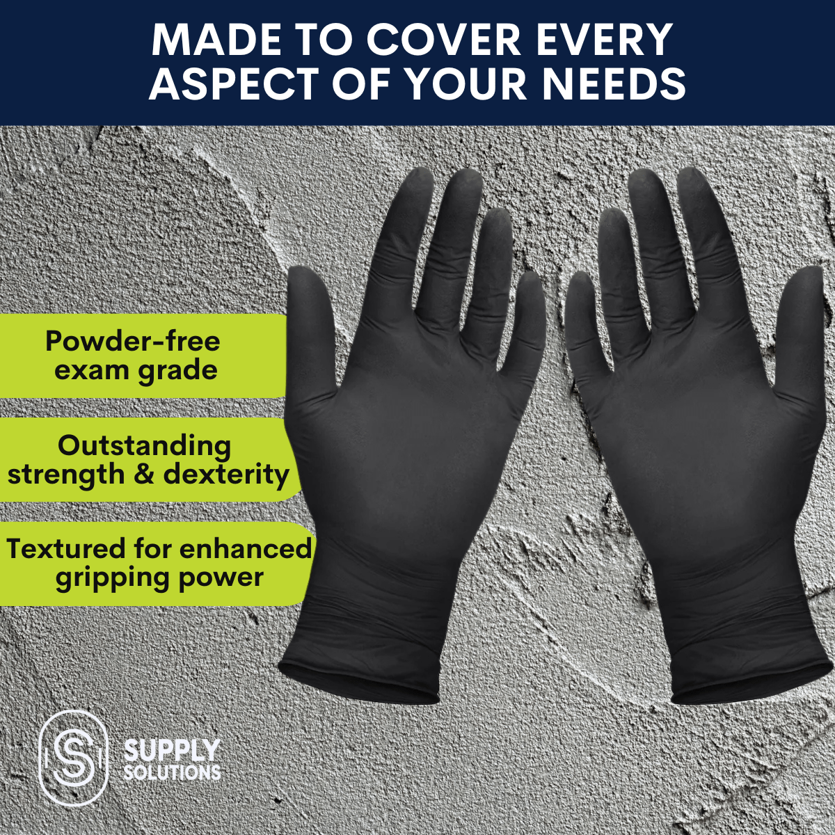 APE SKINZ 7 Mil Nitrile Gloves Disposable Industrial Powder & Latex Free