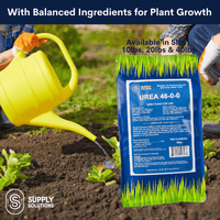 Supply Solutions Urea 46-0-0 Nitrogen Fertilizer to Stimulate Lush Growth and Deep Green Color