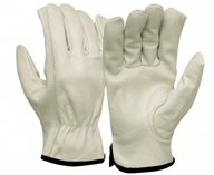 Pyramex GL2004K Grain Cowhide Leather Keystone Thumb Driver Gloves (Dozen)