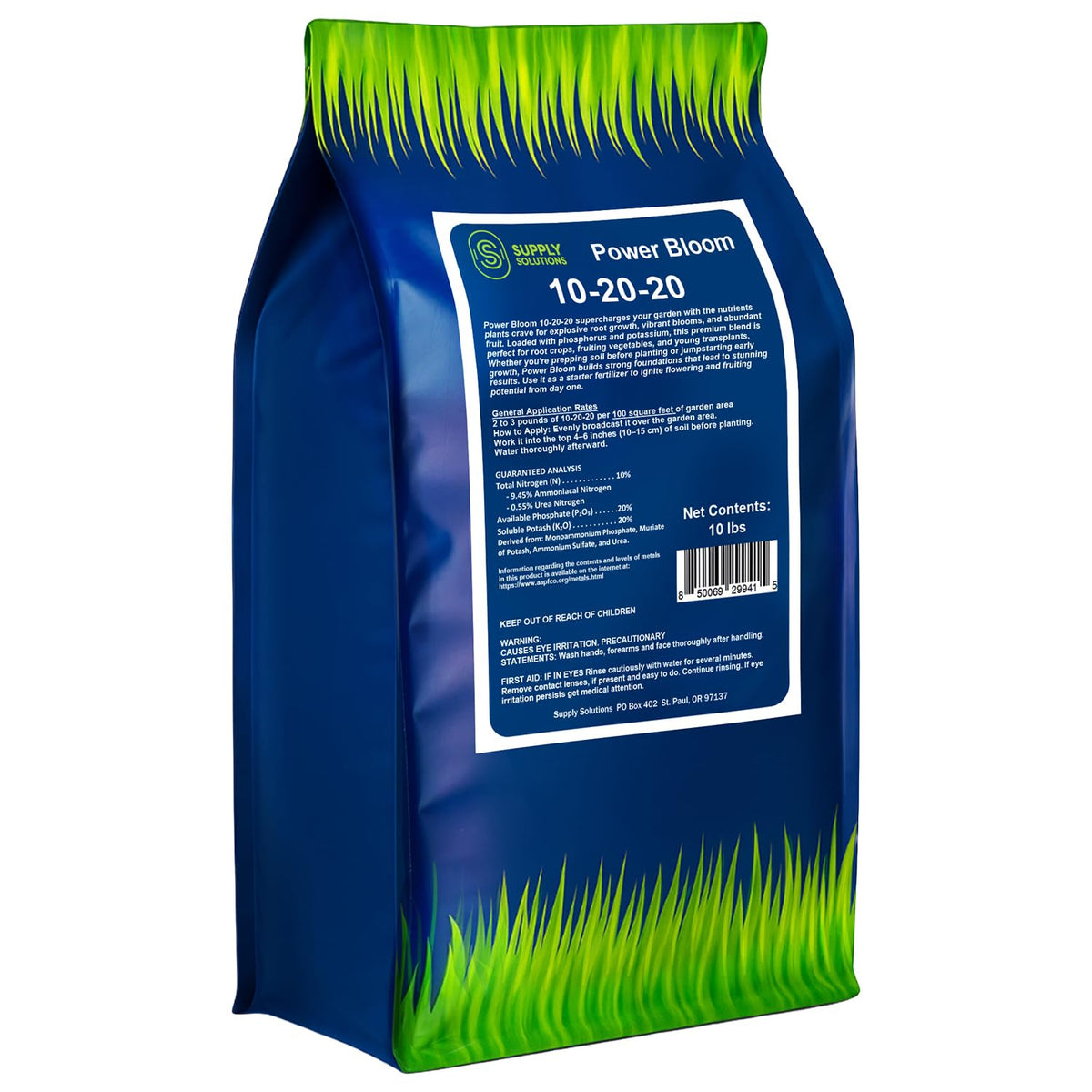 10-20-20 Power Bloom Booster Fertilizer for Flowers and Plants, High Phosphorus NPK Fertilizer for Vegetable Garden
