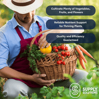 Supply Solutions 10-10-10 Complete Lawn & Garden Granular Fertilizer with Micronutrients – Balanced NPK Plant Food for Soil Health, Blooms & Roots – Safe for Vegetables, Fruits, Lawns