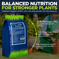 Supply Solutions NitroPlus 20-10-10 Fertilizer for Lawns and Gardens, All Purpose Lawn Fertilizer and Garden Fertilizer, Outdoor Plant Food with Nitrogen Phosphate and Potash Blend 10Lbs