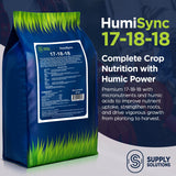 17-18-18 HumiSync Plant Food Powder | Balanced NPK Fertilizer with Humic Acid for Lawn, Garden, Vegetables, Flowers, Trees & Shrubs - All Purpose Garden Fertilizer