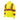 Radians SW01X-2 High Neck Zip Front X-Back Hooded Sweatshirt - Hi Vis Lime - L