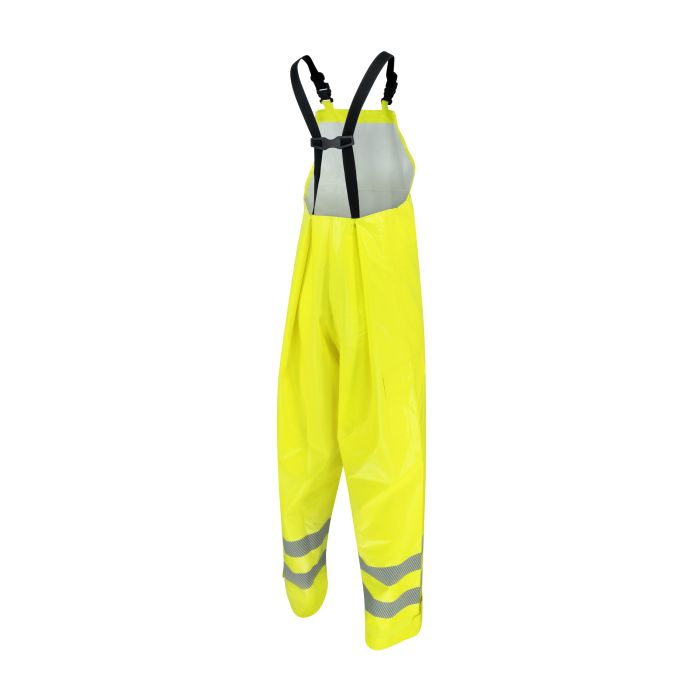 Radians RW08 Class E Self Extinguishing Rain Bib with Safety Fly