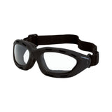Crossfire Element Foam Lined Safety Goggle - Black Frame - Clear Anti-Fog Lens