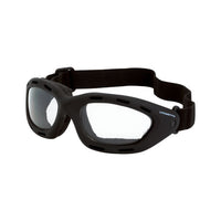 Crossfire Element Foam Lined Safety Goggle - Black Frame - Clear Anti-Fog Lens