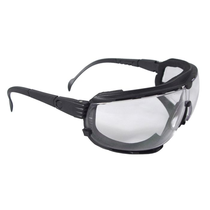 Radians Dagger™ Foam Lined Safety Goggle - Black Frame - Clear Anti-Fog Lens