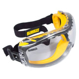 DEWALT DPG82 Concealer™ Safety Goggle - Black Frame - Clear Anti-Fog Lens