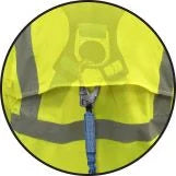 Radians RW32-3Z1Y Heavy Duty Rip Stop Waterproof Rain Jacket
