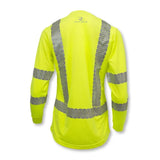 Radians ST21W Class 3 High Visibility Women's Long Sleeve Safety T-Shirt with Max-Dri™