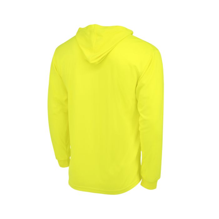 Radians ST61-N Hooded Non Rated Mesh Long Sleeve T-Shirt w/ UV Protection