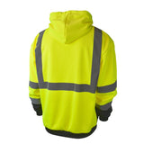 Radians SJ02B-3 Class 3 Color Blocked Hooded Sweatshirt