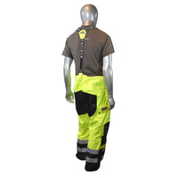 Radians RW32-EZ1Y Heavy Duty Rip Stop Waterproof & Breathable Pants w/Bib