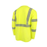 Radians ST921 7.75 oz Class 3 Long Sleeve FR T-shirt with Segmented Reflective Tape