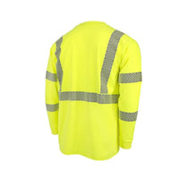 Radians ST921 7.75 oz Class 3 Long Sleeve FR T-shirt with Segmented Reflective Tape