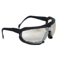 Radians Dagger™ Foam Lined Safety Goggle - Black Frame - Indoor/Outdoor Anti-Fog Lens