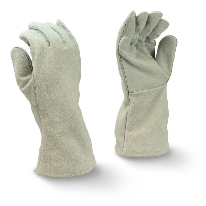 Radians RWG5100 Gray Split Economy Shoulder Cowhide Leather Welding Glove