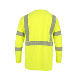 Radians ST921 7.75 oz Class 3 Long Sleeve FR T-shirt with Segmented Reflective Tape