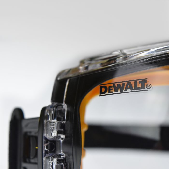 DEWALT DPG82 Concealer™ Safety Goggle - Black Frame - Clear Anti-Fog Lens