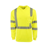 Radians ST61-3 Hooded Type R Class 3 Mesh Long Sleeve T-Shirt w/ UV Protection
