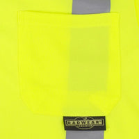 Radians ST12B Class 2 High Visibility Color Blocked Safety Short Sleeve Polo